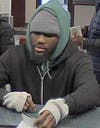 Authorities seek this man in connection with a bank robbery