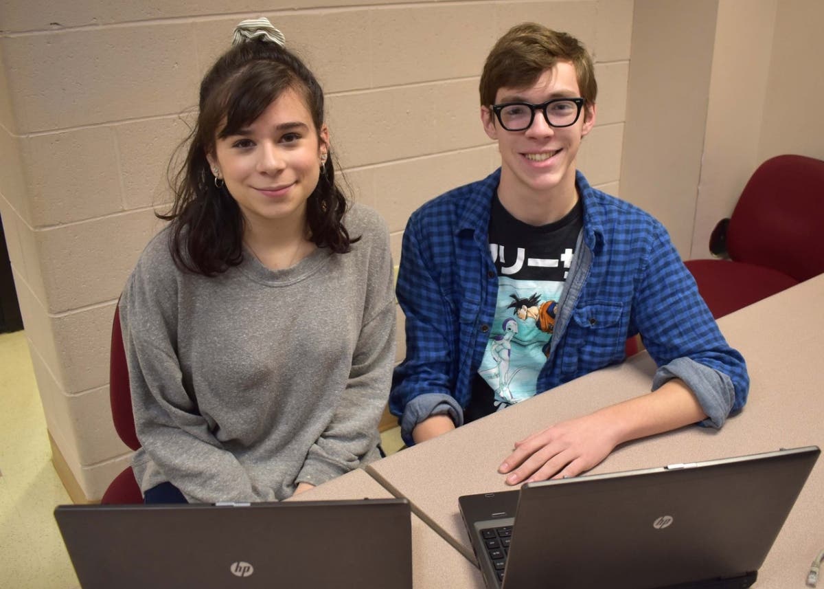 Juniors Ava Blumer and Will Dawson won two awards at the 2019 Student Keystone Press Awards.