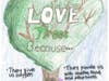 Local elementary students created posted for Newtown's Arbor Day Celebration.