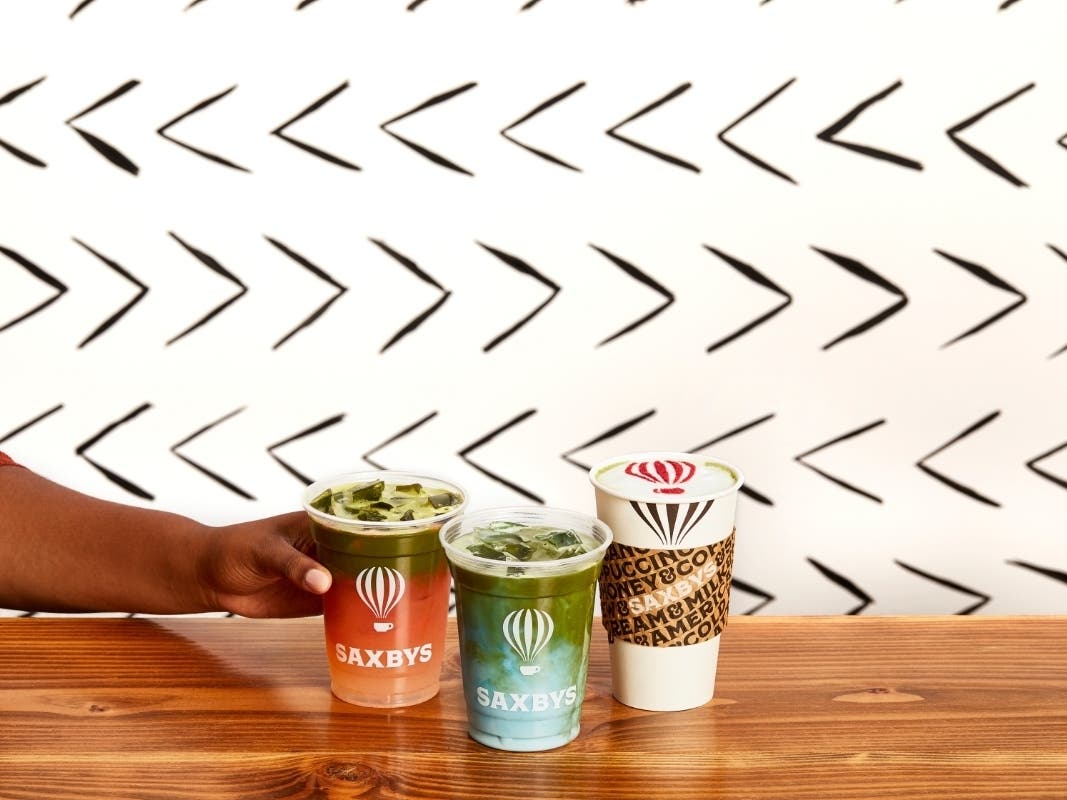 New matcha drinks and sandwiches are coming to Saxbys.