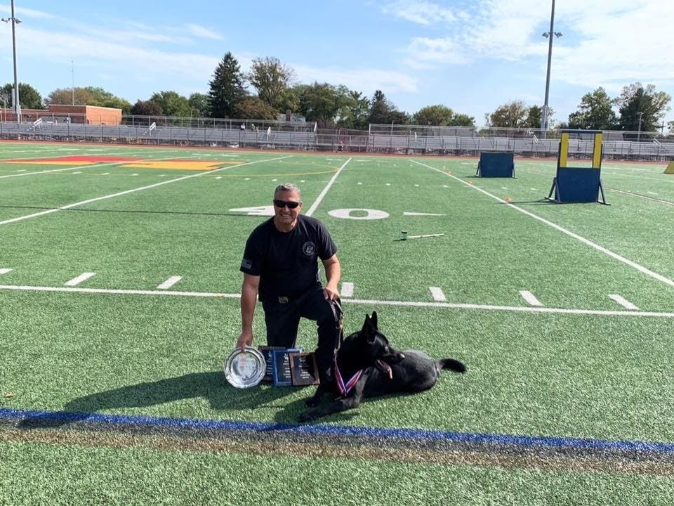 Ofc. James Zimmerman and K9 Dinero from the Philadelphia Police Department were the overall victors at the 5th Annual Delco K9 Competition in Havertown.