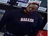 The man seen here is accused of attacking a 7-Eleven worker Wednesday.