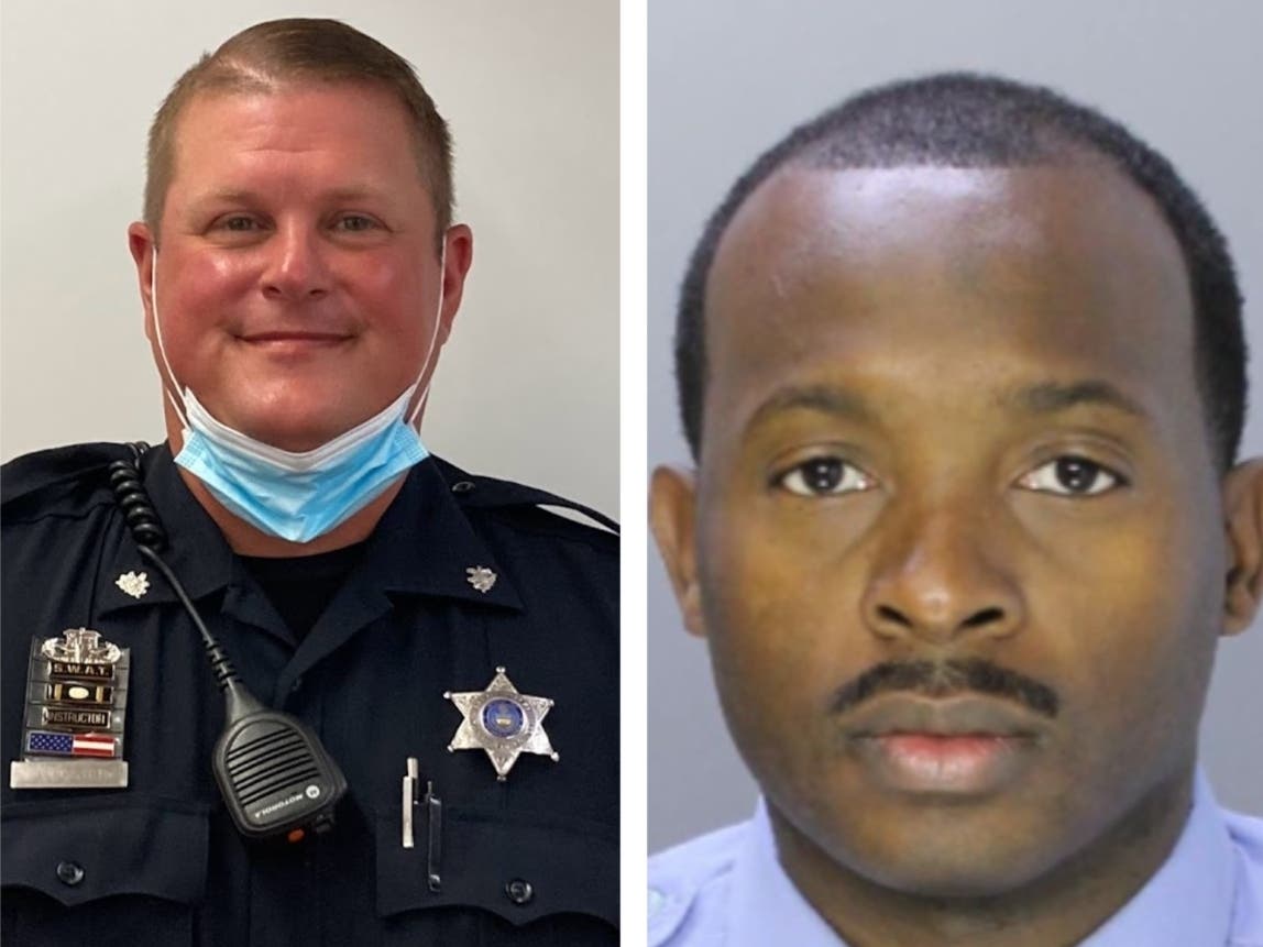 Montgomery County Sheriff's Deputy John Foster and Philadelphia Police Officer Sergio Diggs are recovering after being grazed by bullets on July 4.