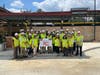 Wawa and SEPTA representatives celebrate the new Wawa Station that will expand and renamed the Media-Elwyn Regional Rail Line.