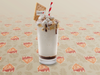 The S'more Milkshake ​is made with Richman’s Vanilla Soft Serve hand-spun with chocolate syrup, graham crackers, and marshmallow topping.