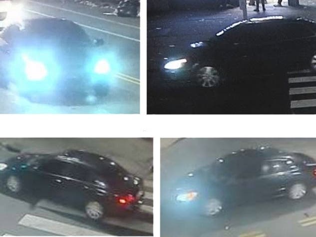 Police said the vehicle used in the shooting is a dark 2003 to 2007 Honda Accord with blue tinted after-market headlights and tinted windows.