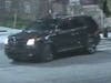 Police said the black Ford Explorer seen here was used in an early morning abduction.