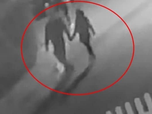 Upper Darby Police said they want to speak with the couple seen here as they were in the area of the fatal stabbing Friday.