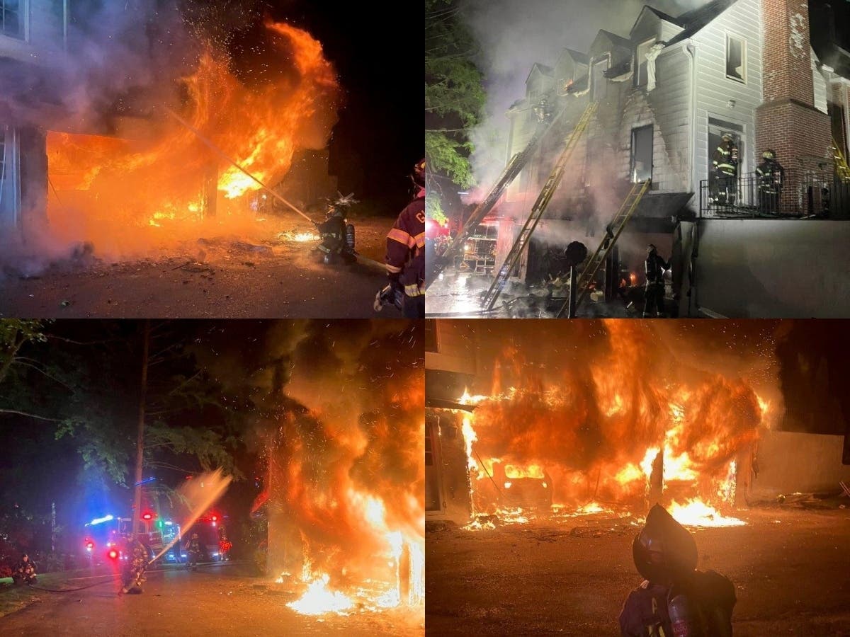 A Rose Lane home in Haverford caught fire early Wednesday morning.
