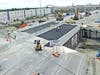 Paving is underway on the collapsed and demolished portion of Interstate 95 in Philadelphia.