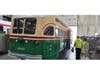 A 1947 SEPTA PCC II trolley under repair.