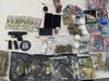 Police recovered marijuana, cocaine, crack cocaine, ecstasy, and Xanax pills, more than $300 in cash, multiple cell phones, drug trafficking paraphernalia, and a .380 caliber Glock firearm that was previously reported stolen out of Philadelphia.