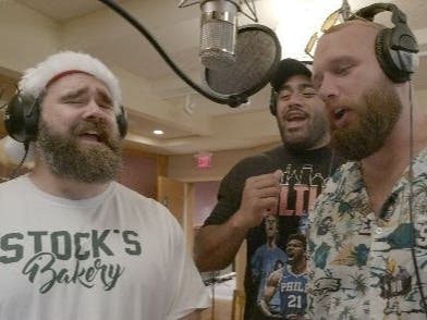 Jason Kelce, Jordan Mailata, and Lane Johnson are back at it again with "A Philly Special Christmas Special​" and hope to raise more than $1.25 million for CHOP and the Children’s Crisis Treatment Center.