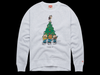 Lane Johnson, Jordan Mailata, and Jason Kelce in the style of "Peanuts" on the new "A Philly Special Christmas Special" merchandise.