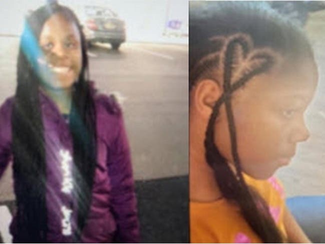 Naveah Brown, 11, (left) and, Zaiaiah Brown, 12, (right) were last seen Wednesday at their home on the 2100 block of Carver Street.