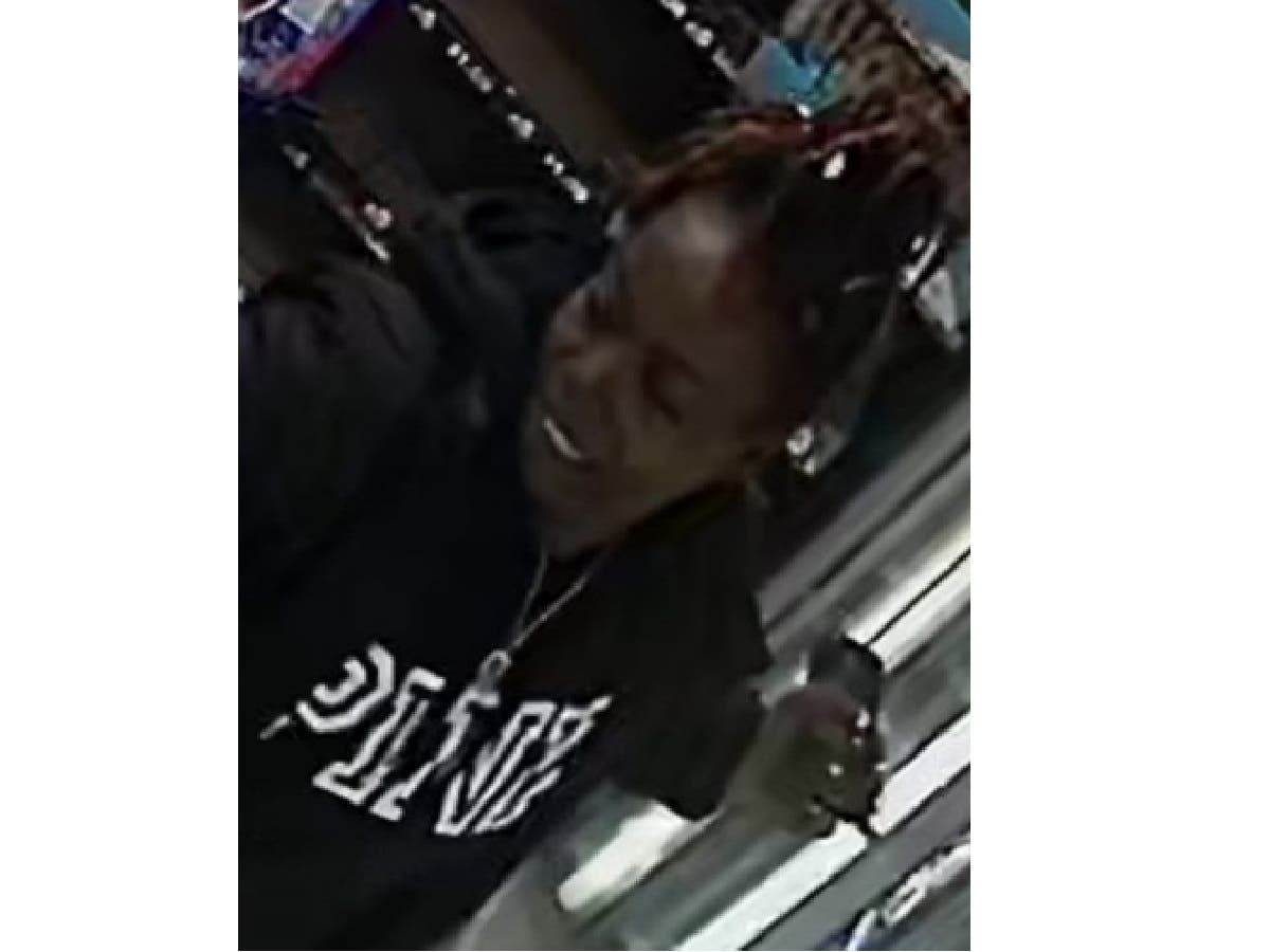 Police said the person seen here is the suspected driver who struck and killed a 47-year-old man Tuesday.