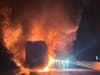There were no reported injuries in connection with the Sunday morning fire.