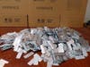 Philadelphia Customs and Border Protection officers intercepted over 10,000 Alprazolam pills concealed inside spools of yarn in a shipment destined to Brooklyn, N.Y. on May 3, 2024.