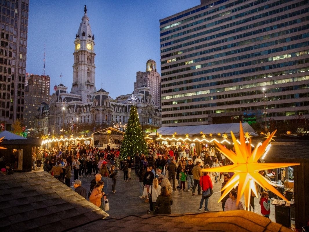 This year's open-air German Christmas Market will run from Nov. 28 through Dec. 24, with a special Preview Weekend scheduled for Nov. 23 and Nov. 24, in LOVE Park and in City Hall's Courtyard​.