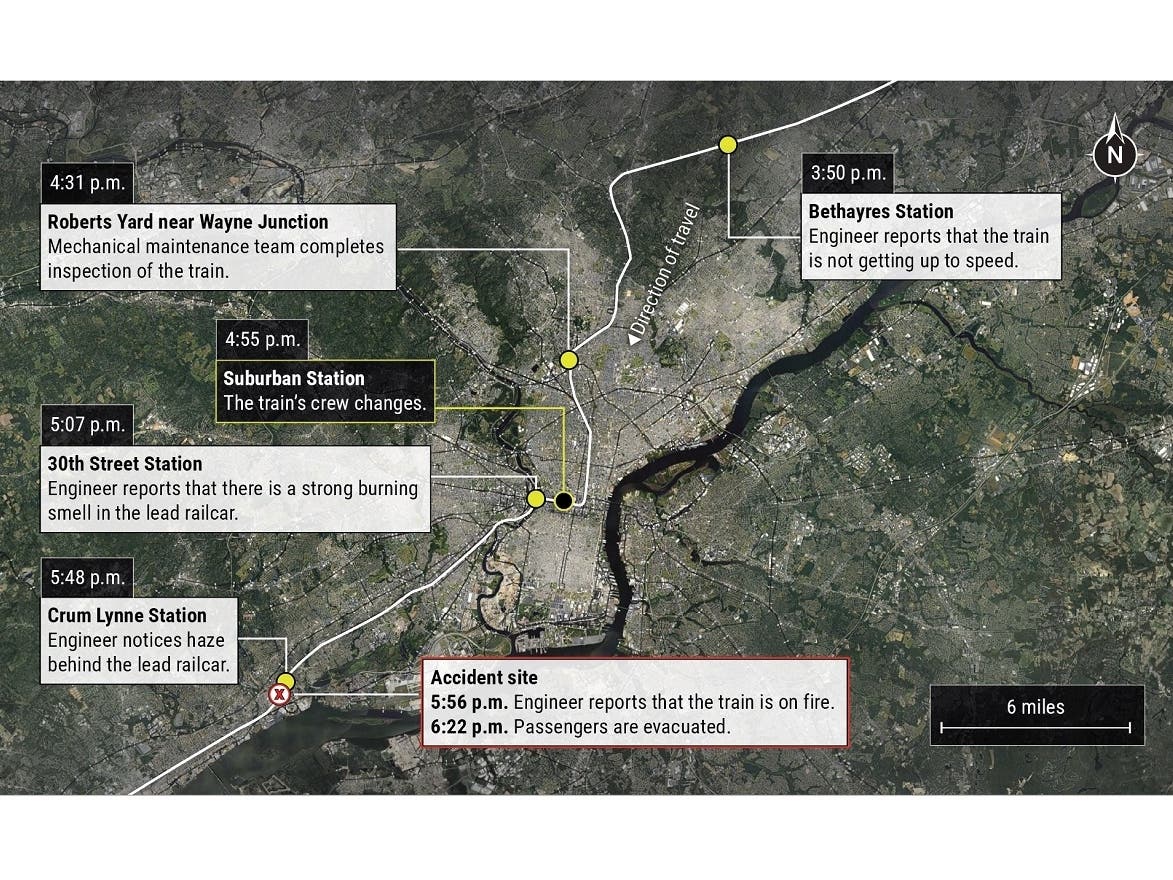 NTSB Releases New Details On SEPTA Train Fire In Delco | Media, PA Patch