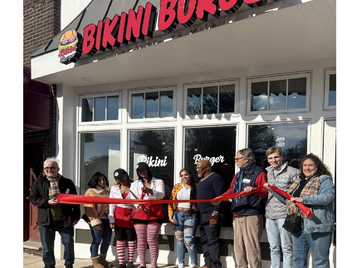 Bikini Burger, 44 Rittenhouse Place in Ardmore, hosted a ribbon cutting ceremony last week.