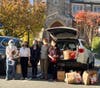 Club members collecting items. Pictured left to right: Lorraine Stratis, Zsuzsanna Baan-Jonas, Sarah Anna Jonas, Ann Sheridan, Sheelah Mohan
