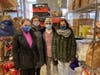 Club members at Hope Community Services. (left to right) Sarah Anna Jonas, Ann Sheridan, Zsuzsanna Baan-Jonas with Sister Mary (second from right) of Hope Community Services