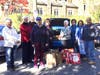 Club members collecting donations.