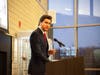 MxCC student Jacob Murphy speaks at the MxCC Foundation annual meeting