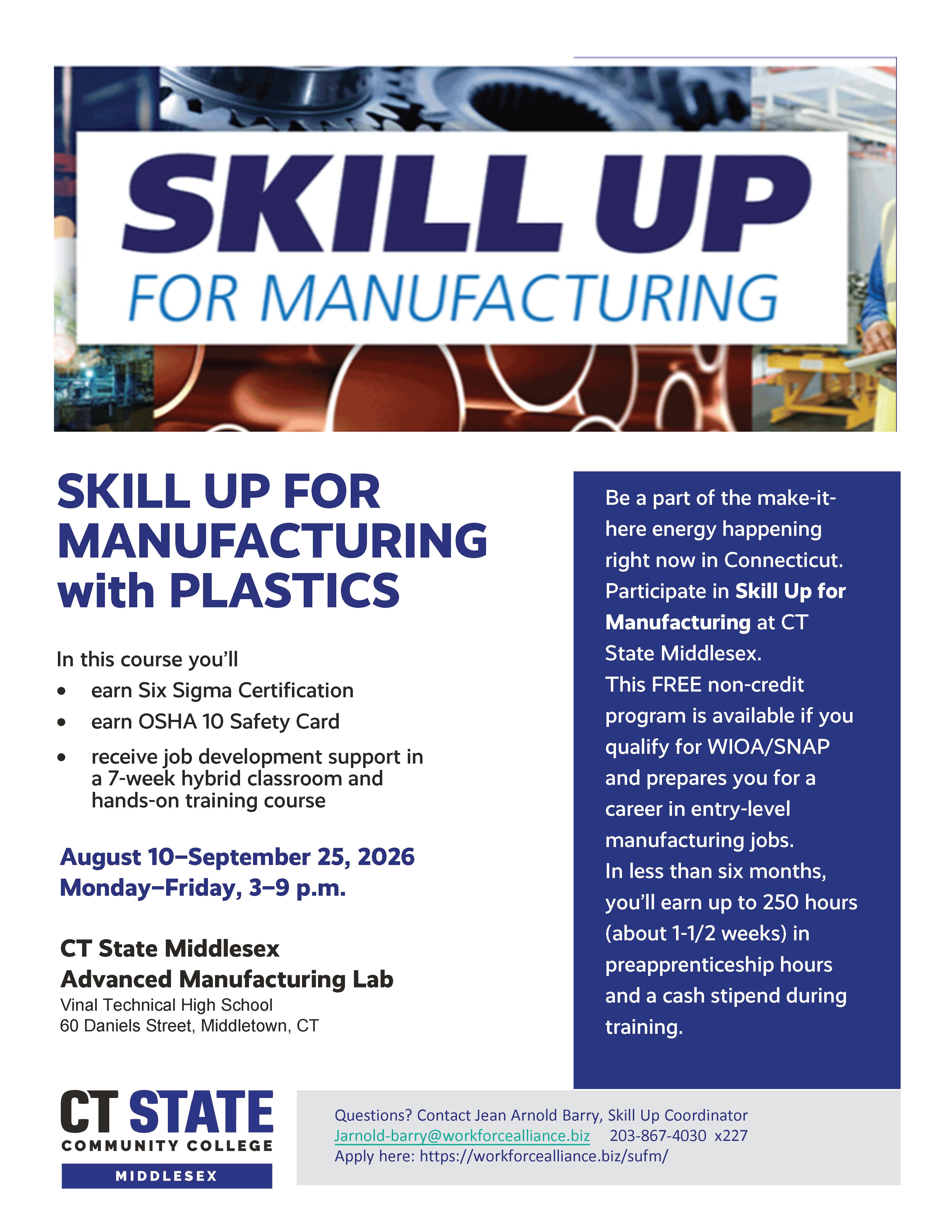 Skill Up For Manufacturing With Plastics Course