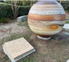 OC Artist/Muralist Debbie Avoux paints Solar System in Ladera Ranch this week! 