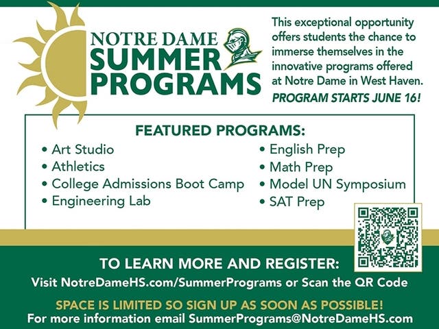 Discover, Learn, and Grow this Summer at Notre Dame High School | West ...