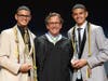 At the school’s Honors Convocation, held on May 5, Alberto S. Torres Quiñones of Hamden (r) was named as the Class of 2026 Valedictorian, while Steven A. Torres Quiñones of Hamden (l)  was named Salutatorian. Robert Curis, President of Notre Dame