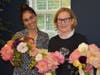 Nelly Birmingham (Program Coordinator, ElderHouse) and Jill Robey (Founder/Board Chair, Flower Again)