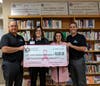 (Pictured from left to right: Dr. Tom Sellick; Denise Estrada, SHC – VC Cancer Services Manager; Shaké Sulikyan, VCCF Executive Director; and Dr. Jeff Bueno.)