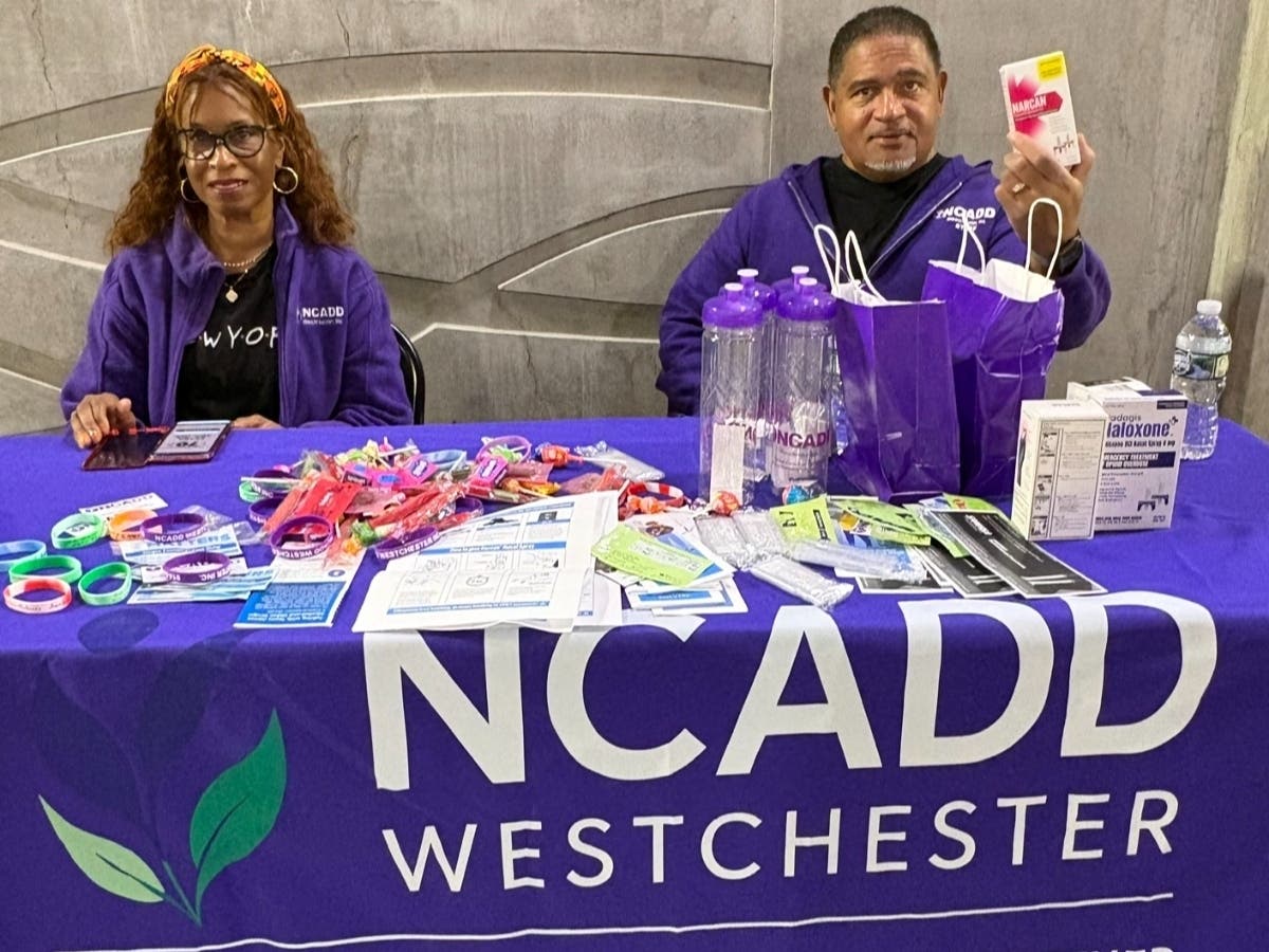 NCADD Westchester Instructors Patricia Greene (left) with Instructor & Program Coordinator Dennis Andrews (right).