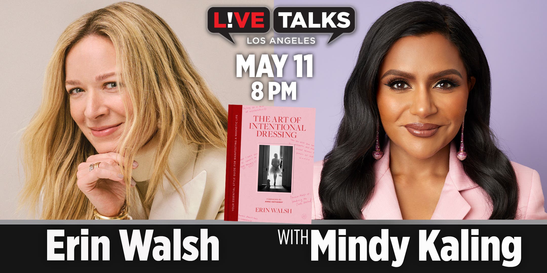 CELEBRITY STYLIST ERIN WALSH in conversation with MINDY KALING