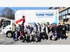 33 students from OLA School and the SMG and OLA Faith Formation programs built beds for Mass. Coalition for the Homeless