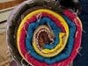 A completed Rainbow Sleeping Bag.