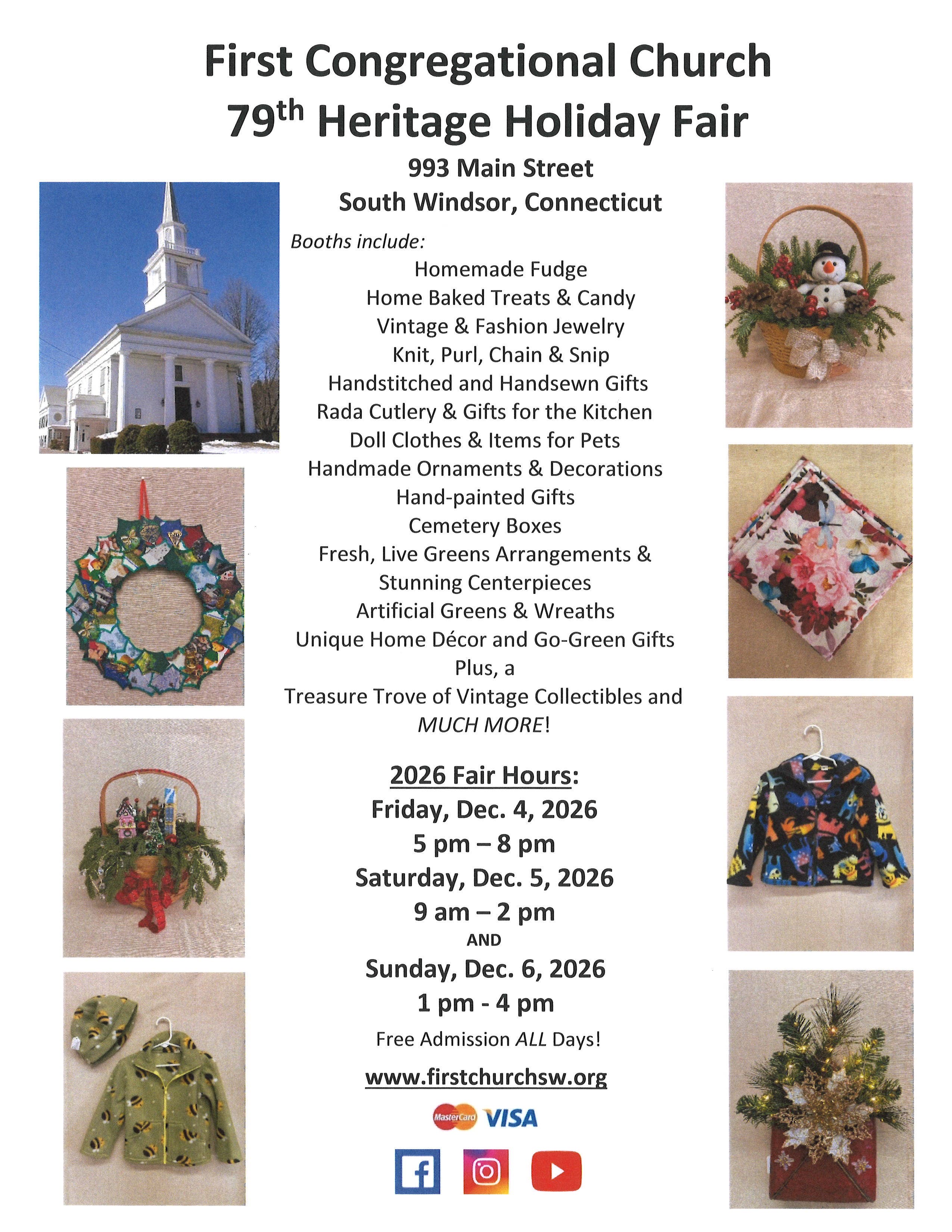 79th Heritage Holiday Church Fair