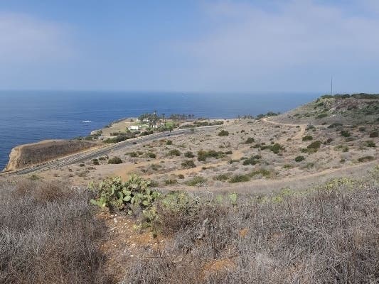The Palos Verdes Nature Preserve, which has been closed for days due to heavy rains.