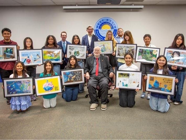 2026 student art contest entrants and judges.