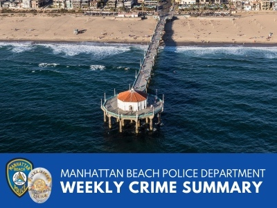 There were 873 calls for service and 18 arrests made in Manhattan Beach during the week of April 23-29, according to police data.