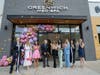 Mayor Glidden of Closter cut the ribbon alongside Marria Pooya, CEO and Visionaire of Greenwich Medical Spa, Jim O’Connor from the Bergen County Chamber of Commerce and the GMS team.