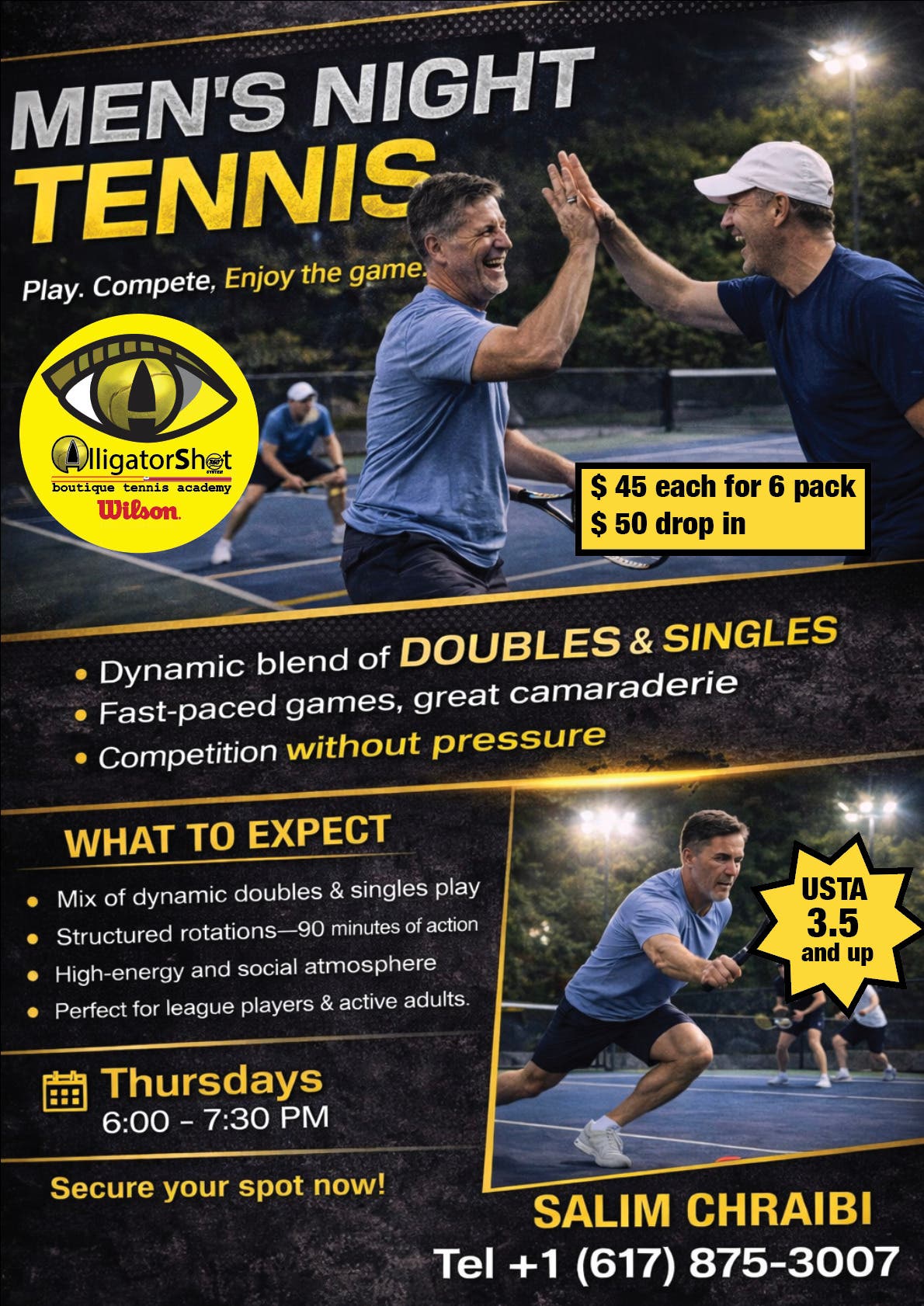 Men's Night Tennis