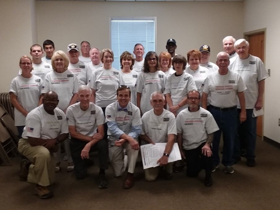 These are some of veterans, spouses, moms & dads of military member and volunteers