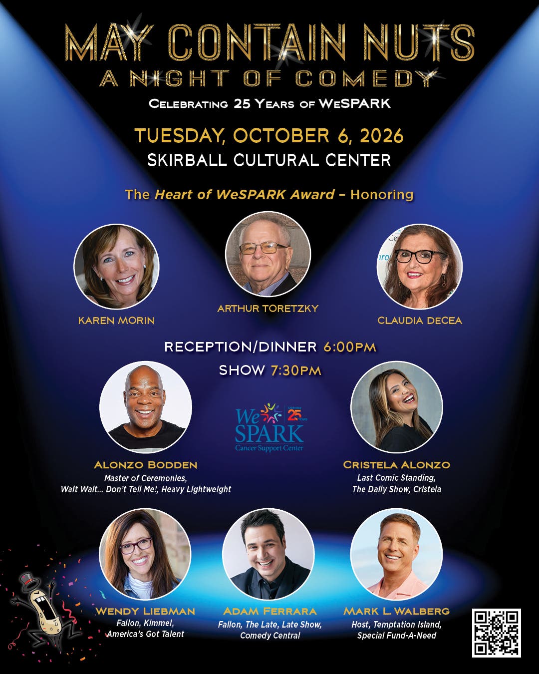 May Contain Nuts: A Night Of Comedy benefitting WeSPARK Cancer Support Center