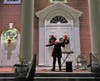 Grammy nominated singer, Judy Pancoast performs at Brookside Holiday Lights 2021.