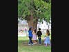Children enjoying an Easter Egg hunt at Brookside Church on Easter 2022.