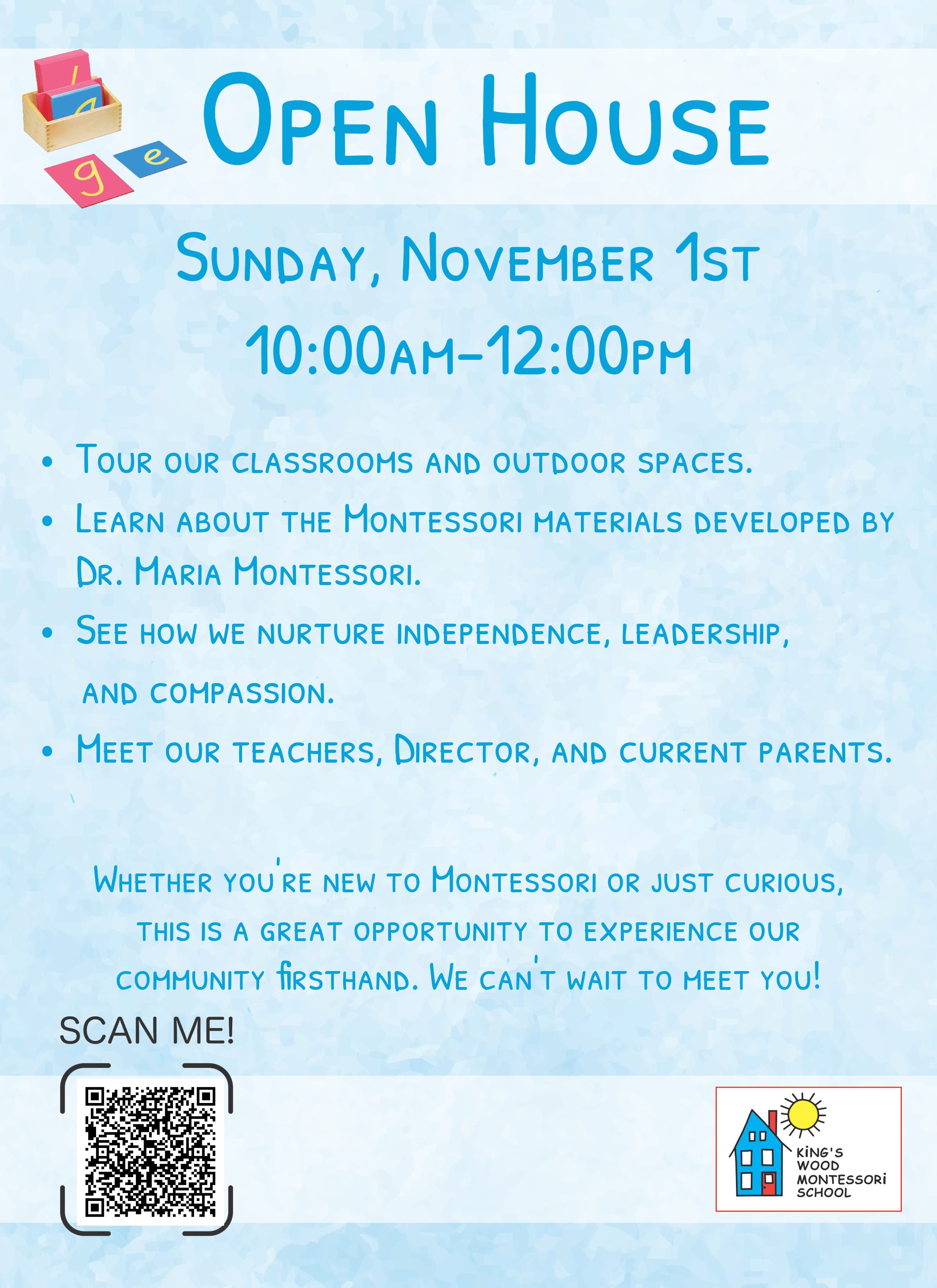 Open House - King's Wood Montessori